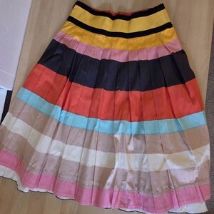 Diane Von Furstenberg Multicolor A-Line Skirt